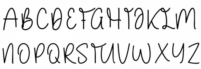 Blow  Glow Fuentes MAYÚSCULAS