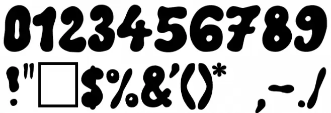 Blow Font OTHER CHARS