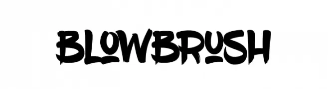 BlowBrush  Free Fonts Download