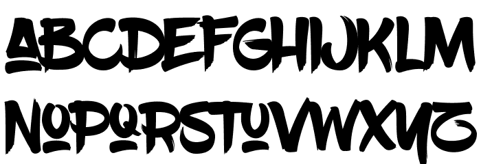 BlowBrush Font LOWERCASE