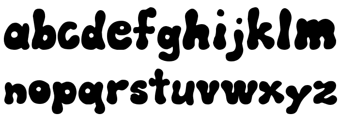 Blow Font LOWERCASE