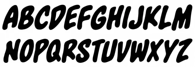 Blowhole BB Italic 字体 小写