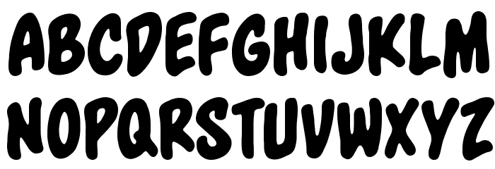 Blowhole BB Font LOWERCASE