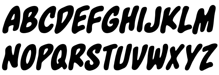 BlowholeBB-Italic Font LOWERCASE