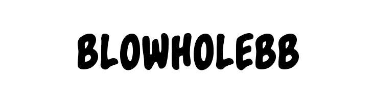 BlowholeBB Font