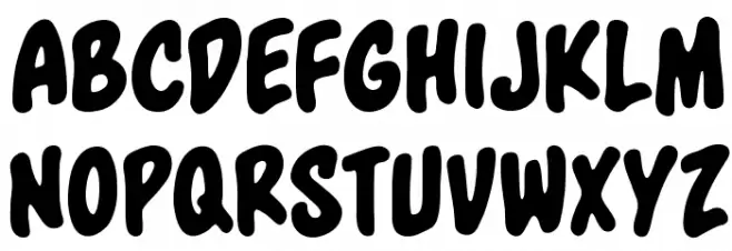BlowholeBB Schriftart Groß