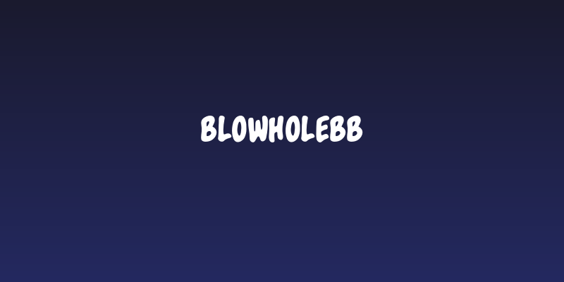 BlowholeBB Social Header