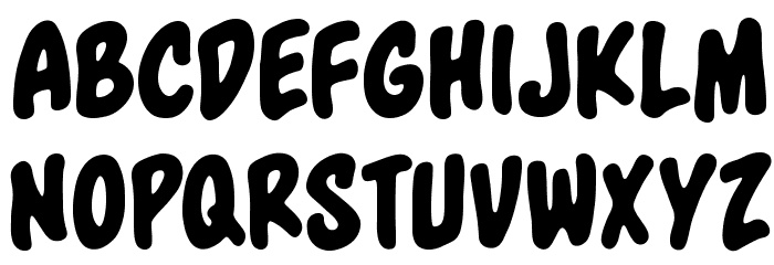 BlowholeBB Font LOWERCASE