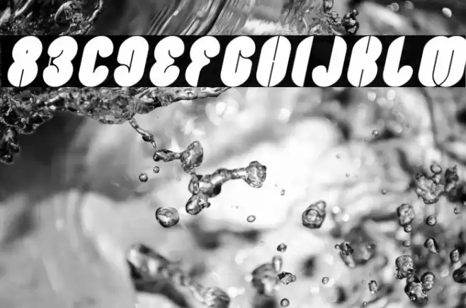 Blowing Bubble Italic Font examples