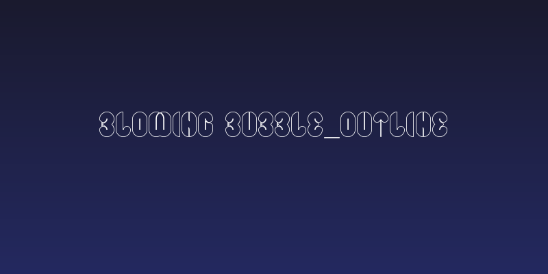Blowing Bubble_outline Social Header