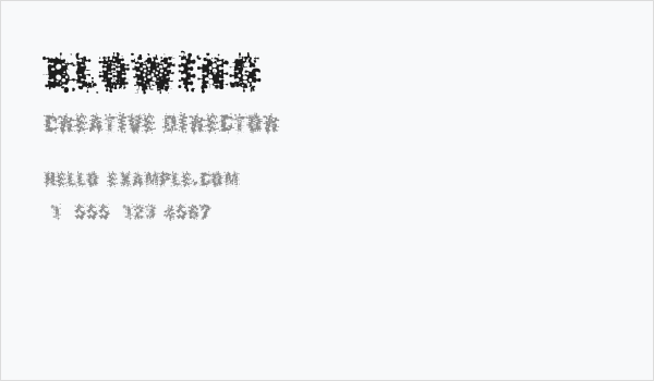 Blowing Business Card