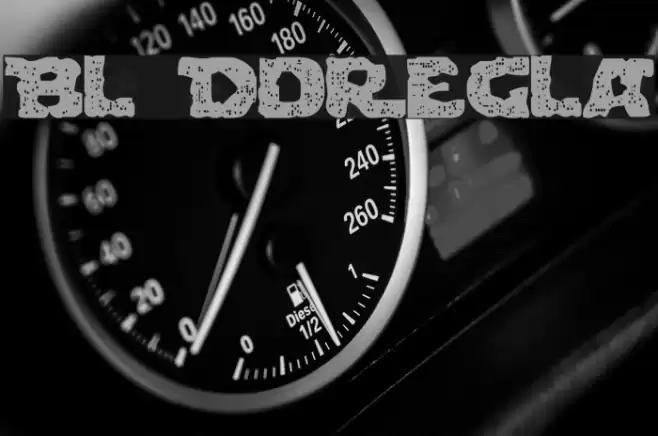 Blown DroidRegular Schriftart examples