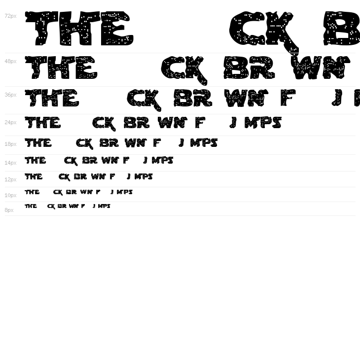 Blown DroidRegular Waterfall