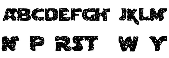 Blown DroidRegular Font LOWERCASE