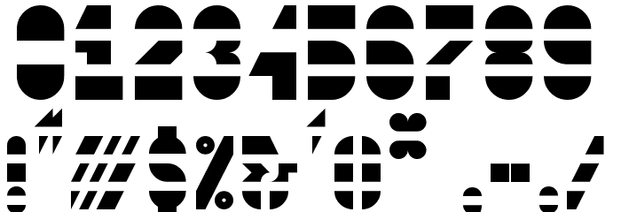 Blown Out Regular Font OTHER CHARS