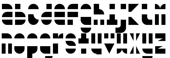 Blown Out Regular Font LOWERCASE