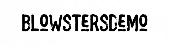 BlowstersDemo  Frei Schriftart Herunterladen