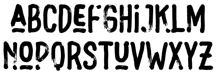 BlowstersDemo Font LOWERCASE