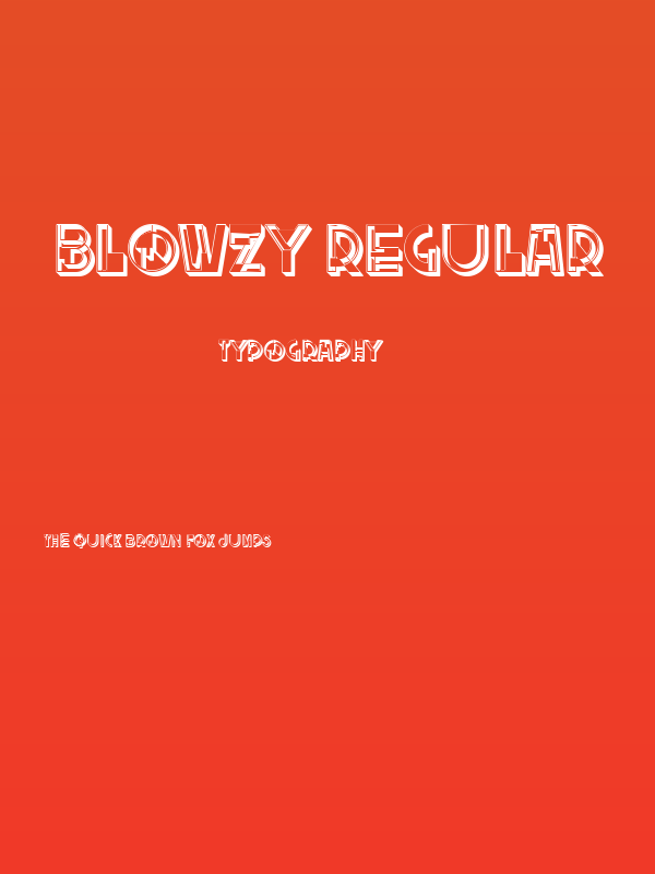 Blowzy Regular Poster