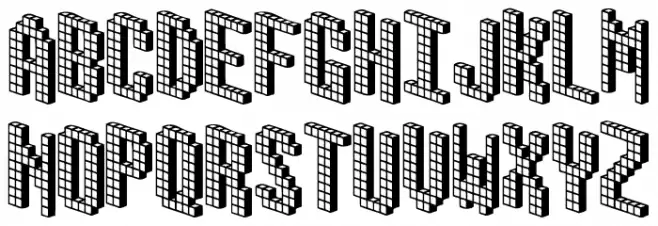 Blox [BRK] Schriftart Groß