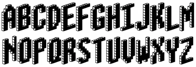 Blox [BRK] خط أحرف صغيرة