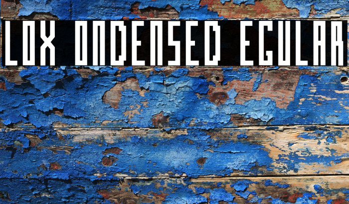 Blox Condensed Regular Example 2