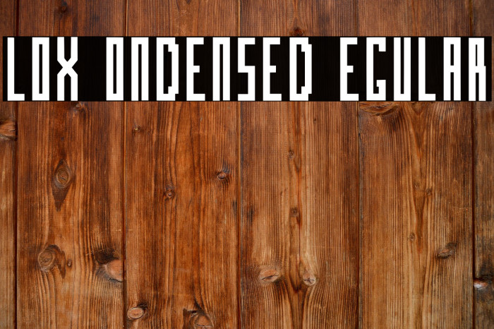 Blox Condensed Regular Example 3