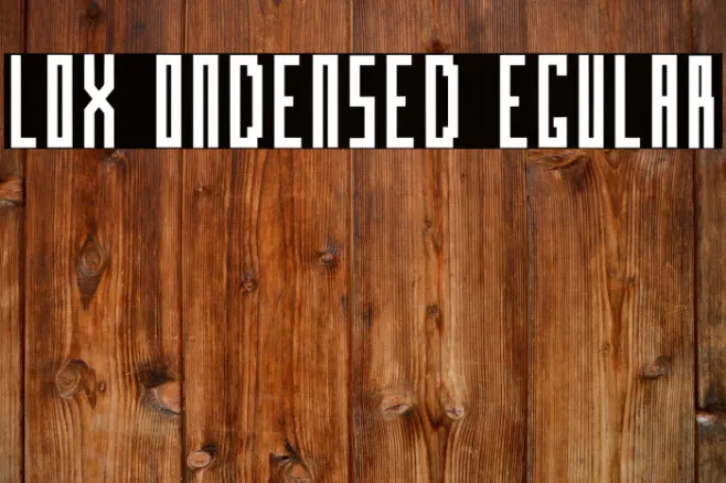 Blox Condensed Regular Example 3