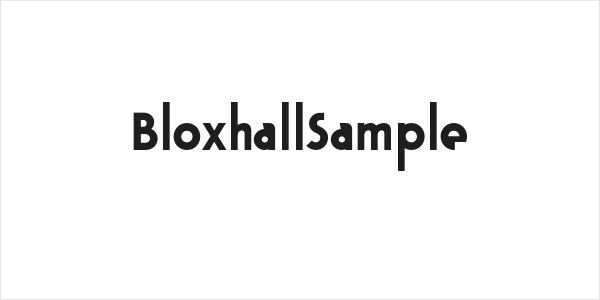 BloxhallSample Logo