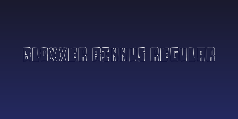 Bloxxer Binnus Regular Social Header