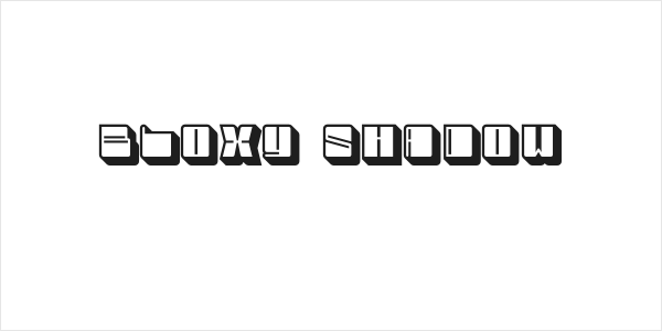 Bloxy Shadow Logo