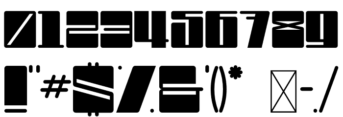 Bloxy Font OTHER CHARS