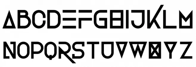 BluPurpl Schriftart Groß