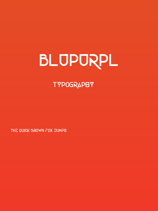 BluPurpl Poster