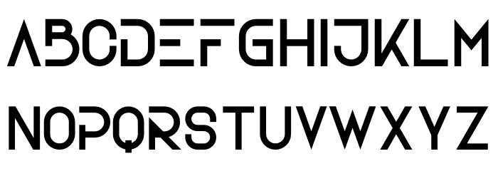 BluPurpl Font LOWERCASE