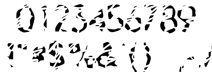 Blubb Regular Font OTHER CHARS