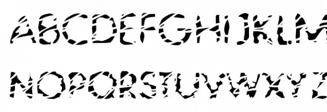 Blubb Regular Schriftart Groß