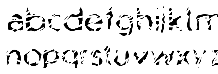 Blubb Regular Font LOWERCASE
