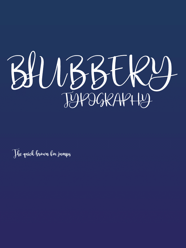 Blubbery Poster