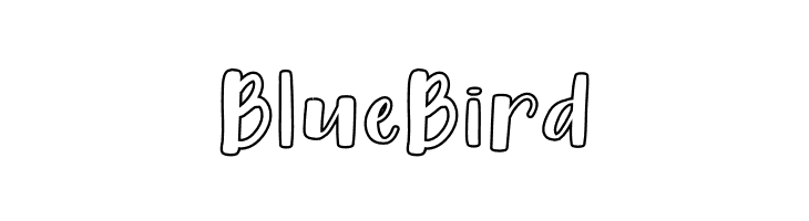 Blue Bird  नि: शुल्क फ़ॉन्ट्स डाउनलोड