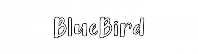 Blue Bird  font caratteri gratis