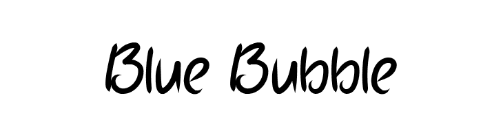 Blue Bubble  لخطوط تنزيل