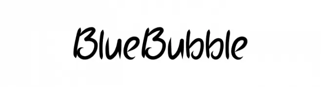 Blue Bubble  Скачать бесплатные шрифты