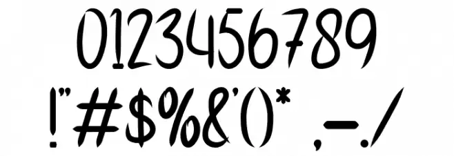 Blue Bubble Font OTHER CHARS