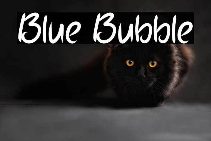 Blue Bubble Example 1