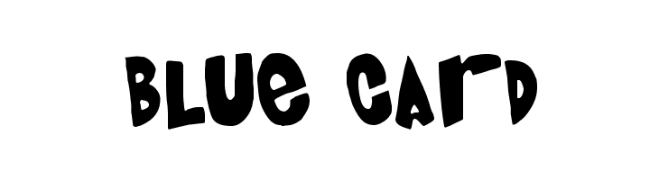 Blue Card  baixar fontes gratis