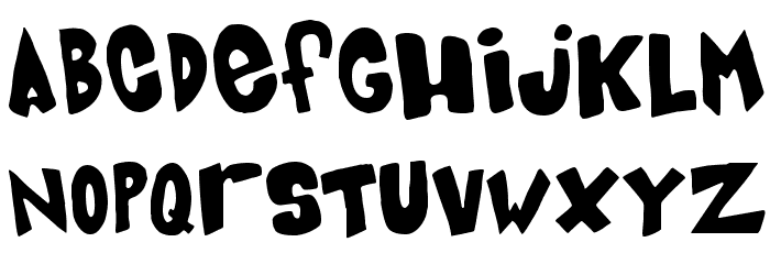 Blue Card Font LOWERCASE
