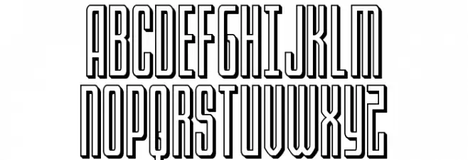 Blue Cobra 3D Schriftart Groß