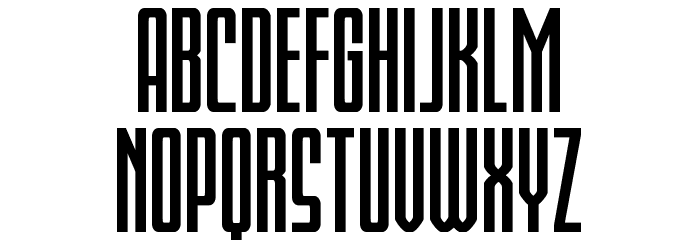 Blue Cobra Bold Expanded Font LOWERCASE