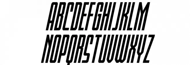 Blue Cobra Bold Italic Font LOWERCASE